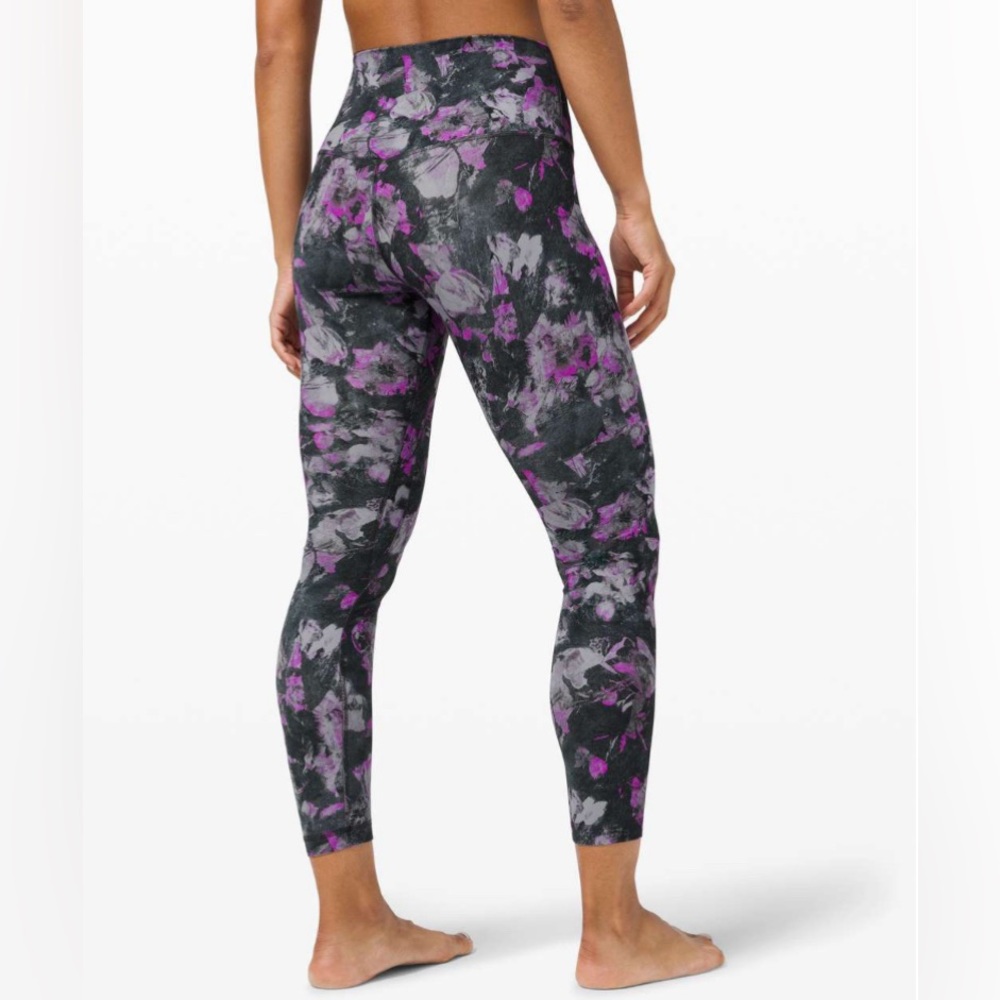 Lululemon Align Pant II 25" Floral Shift Multi size 2